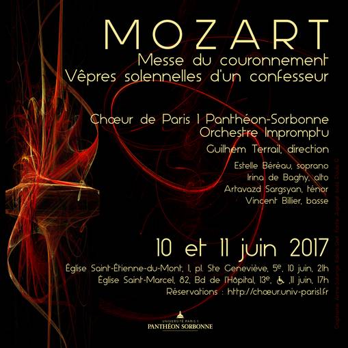 flyer concert Mozart